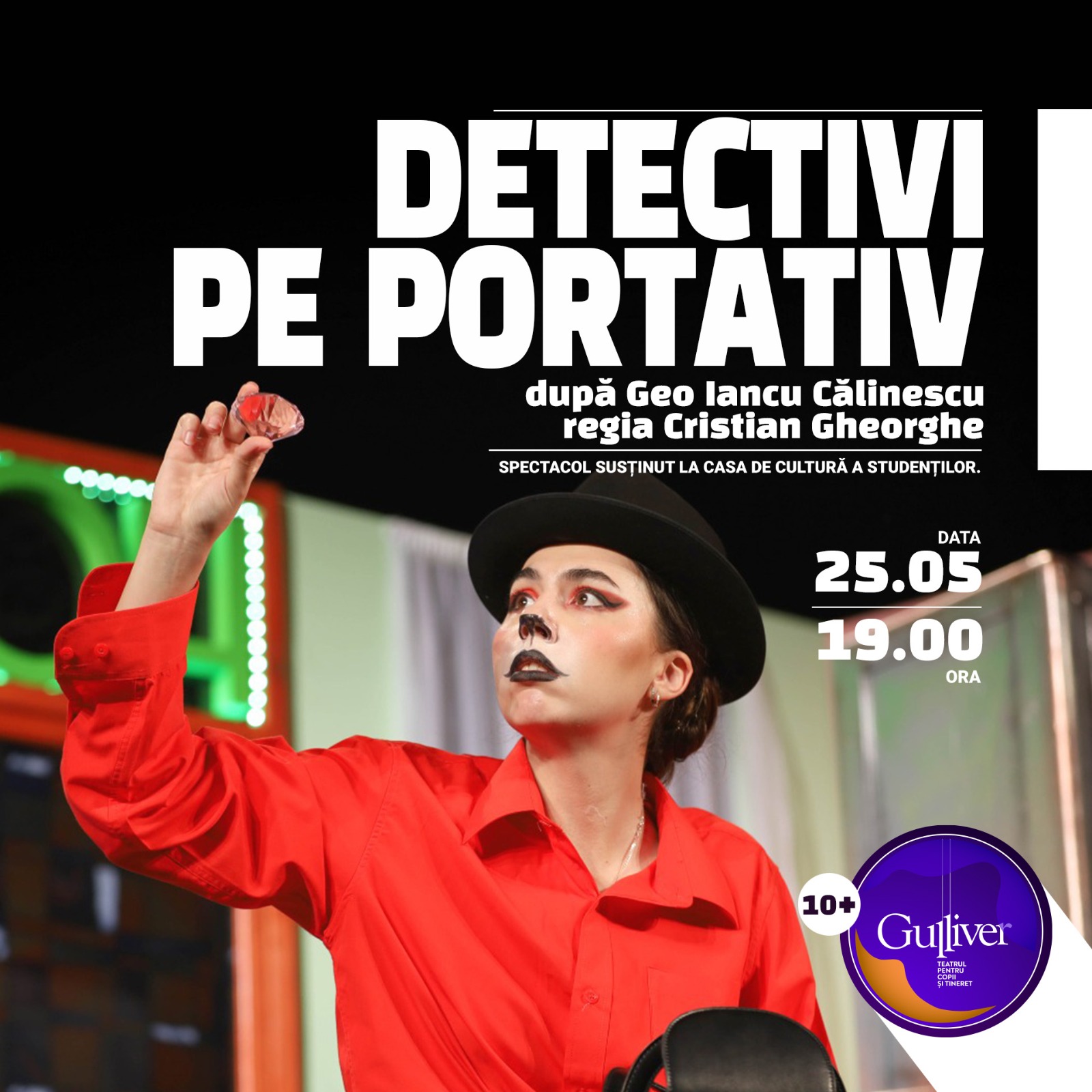  ”Detectivi pe portativ” încheie o lună memorabilă la GULLIVER - Teatrul Familiei Tale